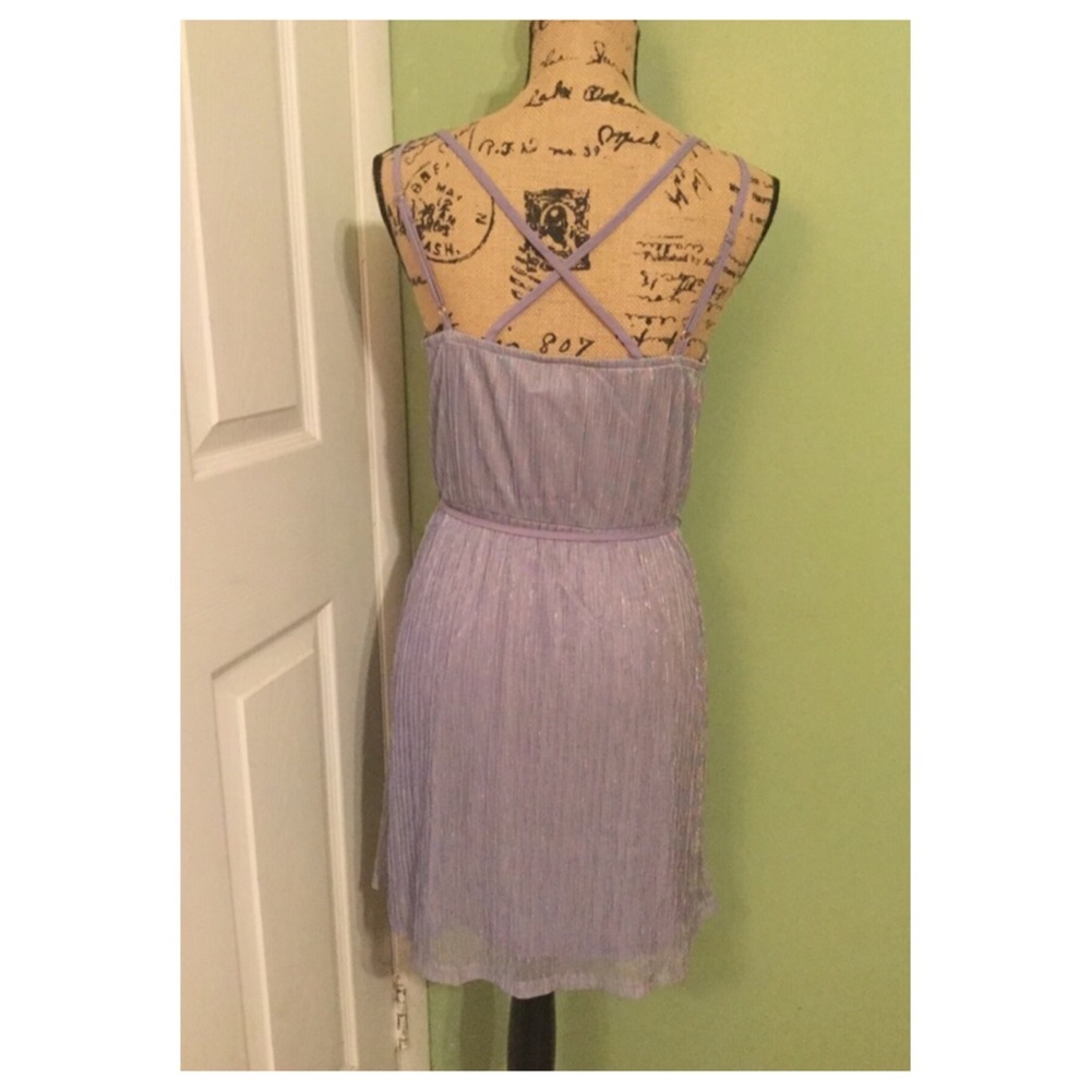 Living Doll Faux Wrap Dress - Picture 2 of 2